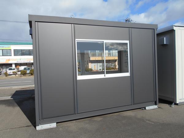 福島県福島店/展示場の新棟ユニットハウス・プレハブ・コンテナハウス38MSL(2.43坪)の本体の外観