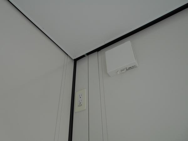 福島県福島店/展示場の新棟ユニットハウス・プレハブ・コンテナハウス38MSL(2.43坪)の各設備の換気扇