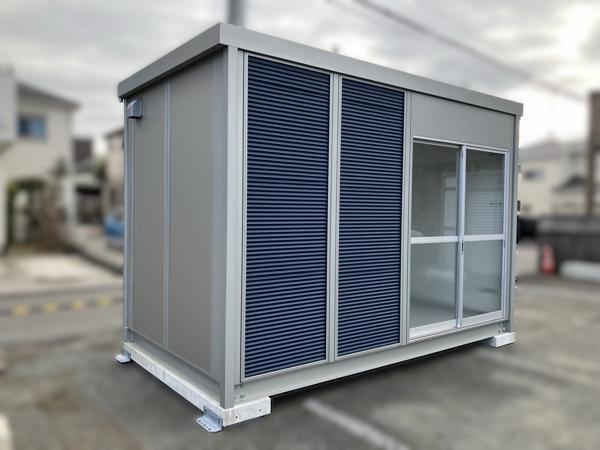 東京都東大和店/展示場の新棟ユニットハウス・プレハブ・コンテナハウス38MSL(2.43坪)の本体の外観