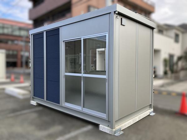 東京都東大和店/展示場の新棟ユニットハウス・プレハブ・コンテナハウス38MSL(2.43坪)の本体の外観
