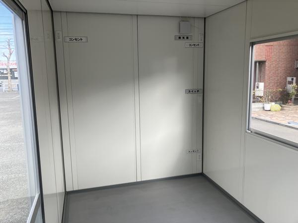 東京都東大和店/展示場の新棟ユニットハウス・プレハブ・コンテナハウス38MSL(2.43坪)の本体の内観