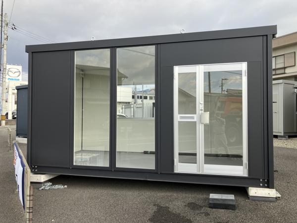 愛媛県新居浜店/展示場の新棟ユニットハウス・プレハブ・コンテナハウス47MSL(2.95坪)の本体の外観