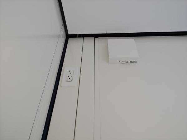 三重県松阪店/展示場の新棟ユニットハウス・プレハブ・コンテナハウス38MSL(2.43坪)の各設備の給気口