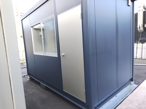 三重県松阪店/展示場の新棟ユニットハウス・プレハブ・コンテナハウス38MSL(2.43坪)の本体の外観