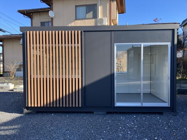 山形県山形出張所/総合展示場の新棟ユニットハウス・プレハブ・コンテナハウス47MSL(3.02坪)の本体の外観