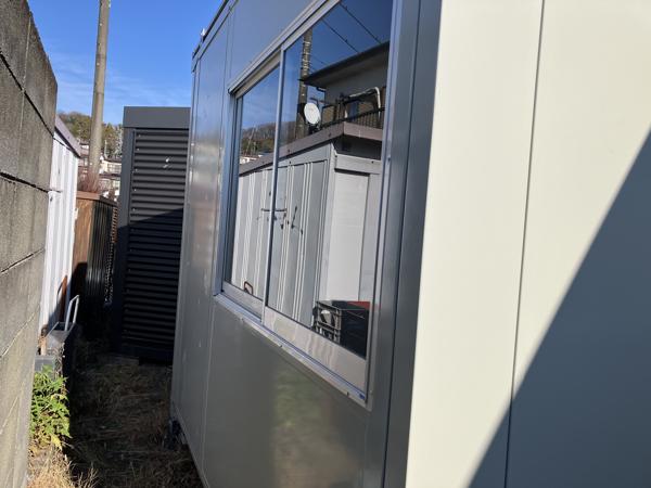 神奈川県秦野店/展示場の中古ユニットハウス・プレハブ・コンテナハウスCT-32J(2.16坪)の本体の外観