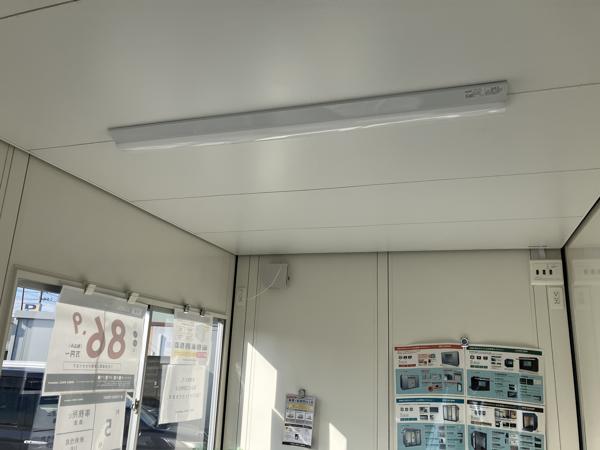 神奈川県秦野店/展示場の新棟ユニットハウス・プレハブ・コンテナハウス38MSL(2.43坪)の各設備の照明器具