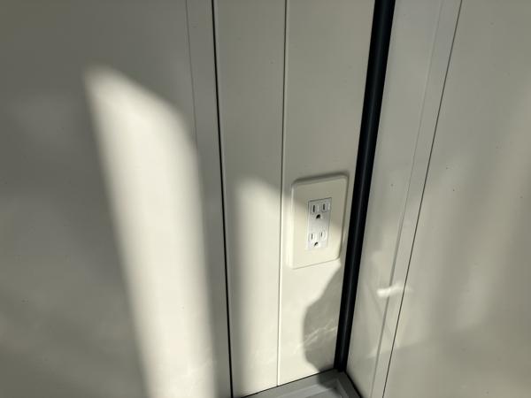 神奈川県秦野店/展示場の新棟ユニットハウス・プレハブ・コンテナハウス38MSL(2.43坪)の各設備のコンセント