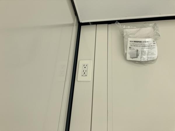 神奈川県秦野店/展示場の新棟ユニットハウス・プレハブ・コンテナハウス38MSL(2.43坪)の各設備の給気口