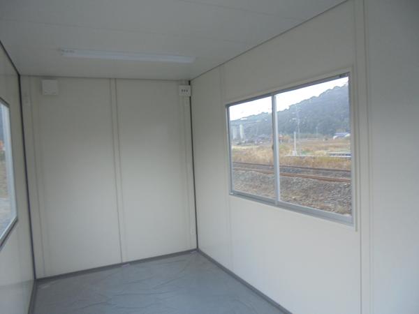 山口県周南店/展示場の新棟ユニットハウス・プレハブ・コンテナハウス47MSL(3.02坪)の本体の内観