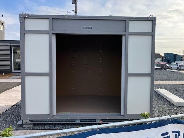 千葉県市原店/展示場の新棟ユニットハウス・プレハブ・コンテナハウスPanda3.0 PS3K(1.61坪)の本体の外観