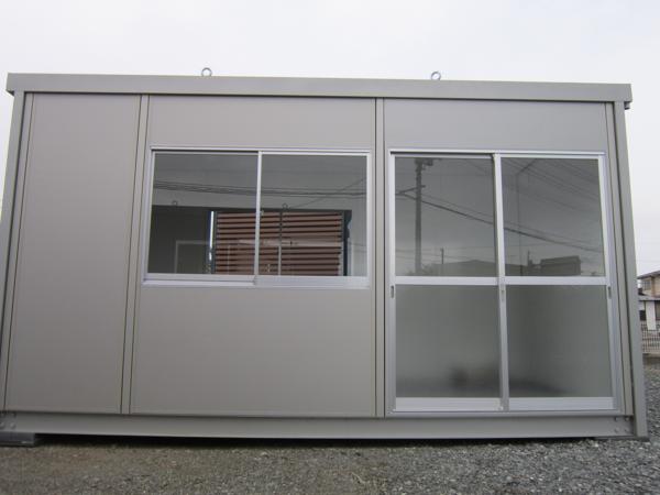 宮城県登米店/展示場の新棟ユニットハウス・プレハブ・コンテナハウス47MSL(3.02坪)の本体の外観
