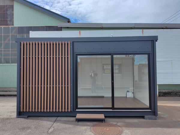 新潟県三条店/展示場の新棟ユニットハウス・プレハブ・コンテナハウス47MSL EXTRA SPACE(3.02坪)の本体の外観
