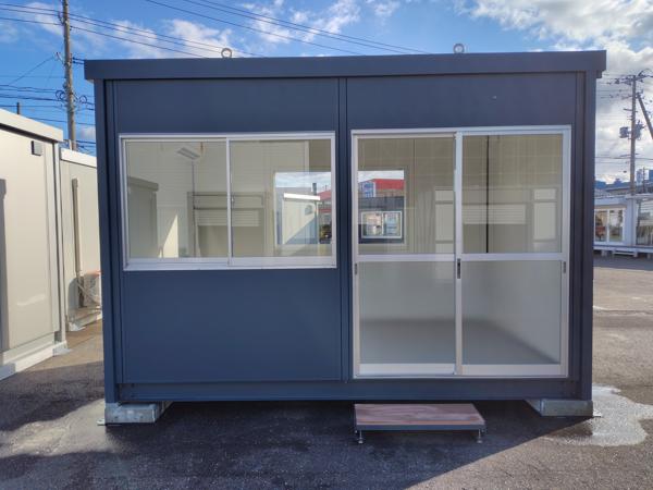 新潟県三条店/展示場の新棟ユニットハウス・プレハブ・コンテナハウス38MSL(2.43坪)の本体の外観