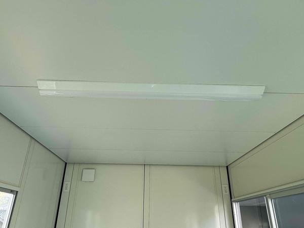 福岡県朝倉店/展示場の新棟ユニットハウス・プレハブ・コンテナハウス38MSL(2.43坪)の各設備の照明器具