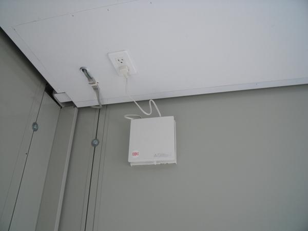 埼玉県花園インター店/展示場の中古ユニットハウス・プレハブ・コンテナハウスCT-32J(2.16坪)の各設備の換気扇