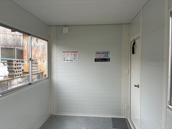 兵庫県淡路店/展示場の新棟ユニットハウス・プレハブ・コンテナハウス3MSD(2.40坪)の本体の内観