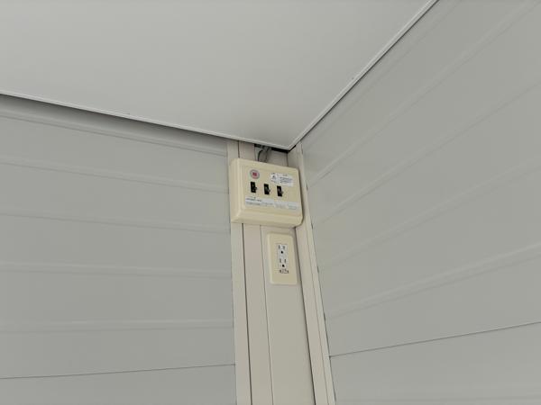 兵庫県淡路店/展示場の新棟ユニットハウス・プレハブ・コンテナハウス3MSD(2.40坪)の各設備の分電盤