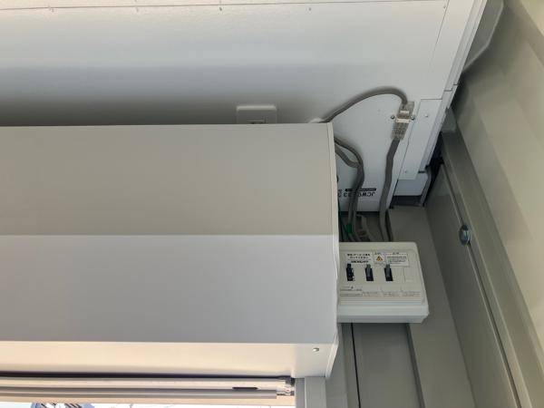 静岡県三島店/展示場の中古ユニットハウス・プレハブ・コンテナハウスCT-32JG(2.16坪)の各設備の分電盤