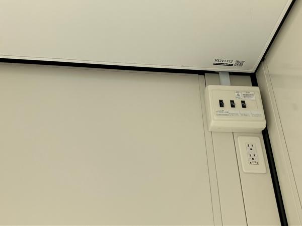 静岡県三島店/展示場の新棟ユニットハウス・プレハブ・コンテナハウス38MSL(2.43坪)の各設備の分電盤