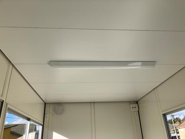 静岡県三島店/展示場の新棟ユニットハウス・プレハブ・コンテナハウス38MSL(2.43坪)の各設備の照明器具