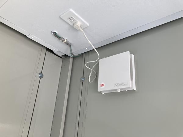 千葉県木更津店/展示場の中古ユニットハウス・プレハブ・コンテナハウスCT-32J(2.16坪)の各設備の換気扇