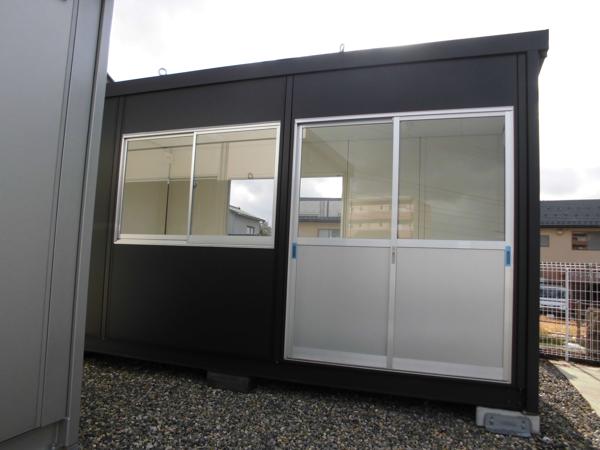 新潟県新潟出張所/総合展示場の新棟ユニットハウス・プレハブ・コンテナハウス47MSL(3.02坪)の本体の外観
