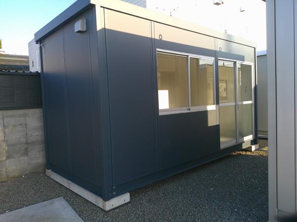 神奈川県小田原店/展示場の新棟ユニットハウス・プレハブ・コンテナハウス47MSL(3.02坪)の本体の外観
