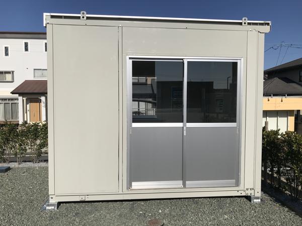 熊本県熊本出張所/熊本菊陽総合展示場の中古ユニットハウス・プレハブ・コンテナハウスCT-32J(2.16坪)の本体の外観