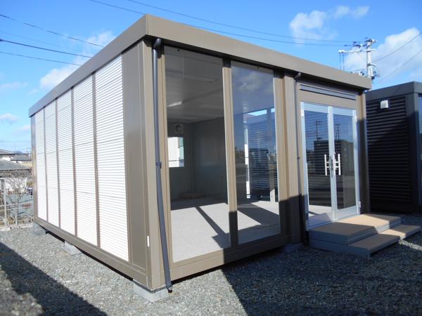 福島県いわき四倉店/展示場の中古ユニットハウス・プレハブ・コンテナハウスCT-54J(7.72坪)の本体の外観