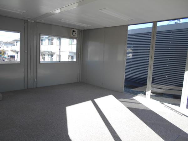 福島県いわき四倉店/展示場の中古ユニットハウス・プレハブ・コンテナハウスCT-54J(7.72坪)の本体の内観