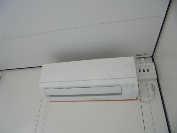 長野県上田総合展示場の新棟ユニットハウス・プレハブ・コンテナハウス47MSL(3.02坪)の各設備のエアコン