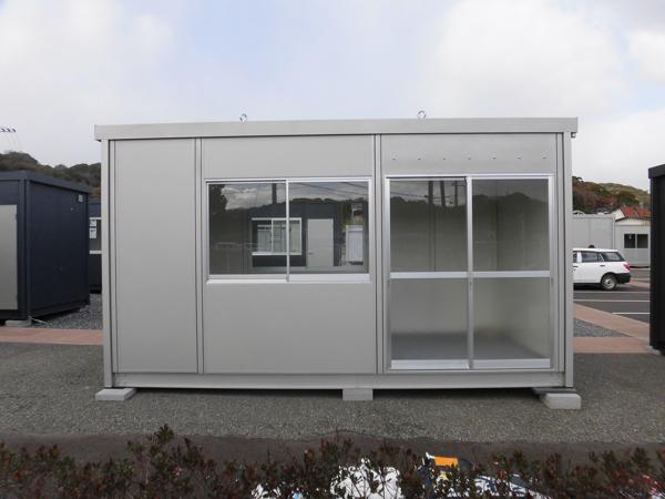 佐賀県鳥栖店/展示場の新棟ユニットハウス・プレハブ・コンテナハウス47MSL(3.02坪)の本体の外観