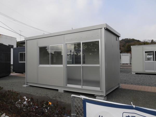 佐賀県鳥栖店/展示場の新棟ユニットハウス・プレハブ・コンテナハウス47MSL(3.02坪)の本体の外観