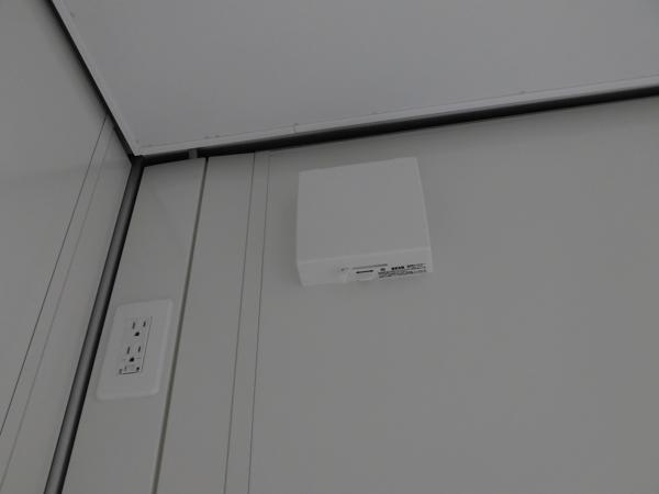 佐賀県鳥栖店/展示場の新棟ユニットハウス・プレハブ・コンテナハウス47MSL(3.02坪)の各設備の給気口