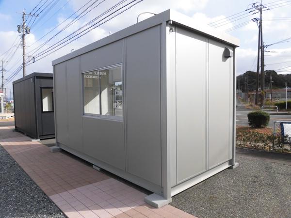 佐賀県鳥栖店/展示場の新棟ユニットハウス・プレハブ・コンテナハウス47MSL(3.02坪)の本体の外観
