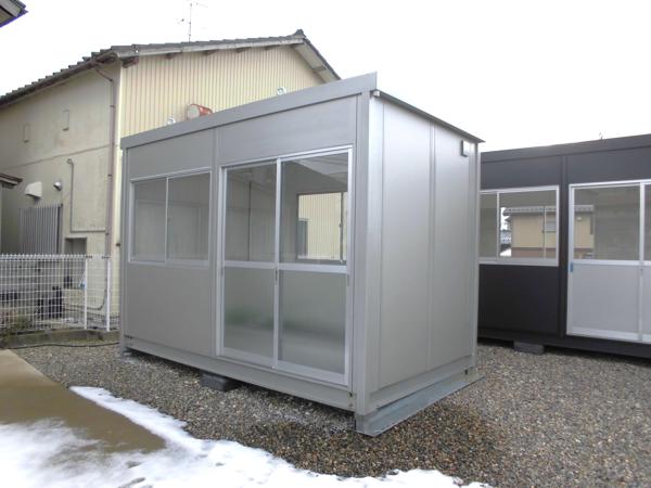 新潟県新潟出張所/総合展示場の新棟ユニットハウス・プレハブ・コンテナハウス38MSL(2.43坪)の本体の外観