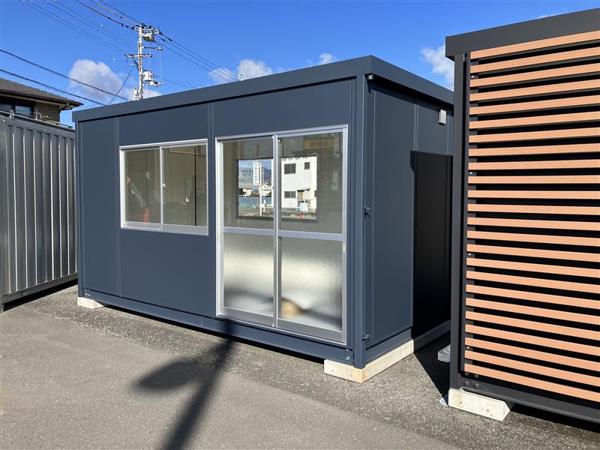 徳島県徳島店/展示場の新棟ユニットハウス・プレハブ・コンテナハウス47MSL(3.02坪)の本体の外観