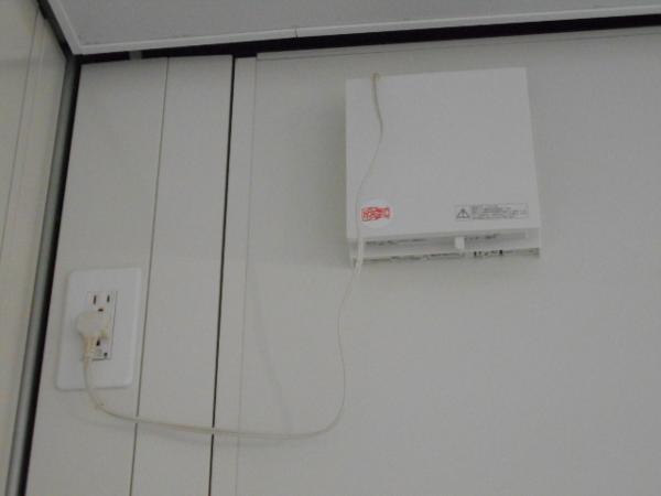 広島県福山中央総合展示場の新棟ユニットハウス・プレハブ・コンテナハウス47MSL(3.02坪)の各設備の換気扇