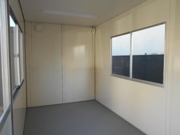 広島県福山中央総合展示場の新棟ユニットハウス・プレハブ・コンテナハウス47MSL(3.02坪)の本体の内観