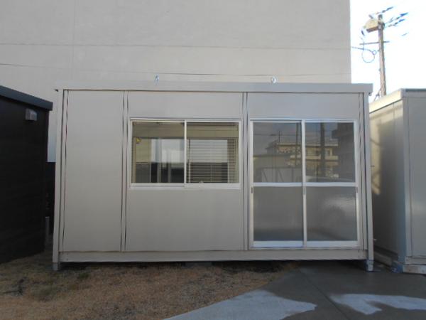 広島県福山中央総合展示場の新棟ユニットハウス・プレハブ・コンテナハウス47MSL(3.02坪)の本体の外観