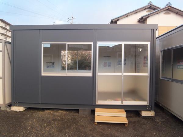 滋賀県滋賀店/展示場の新棟ユニットハウス・プレハブ・コンテナハウス47MSL(3.02坪)の本体の外観