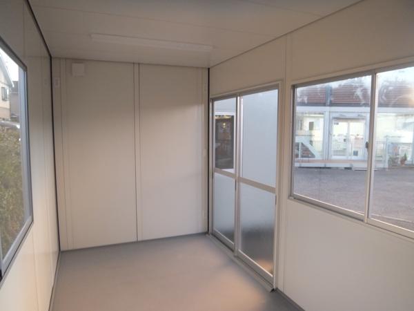 滋賀県滋賀店/展示場の新棟ユニットハウス・プレハブ・コンテナハウス47MSL(3.02坪)の本体の内観