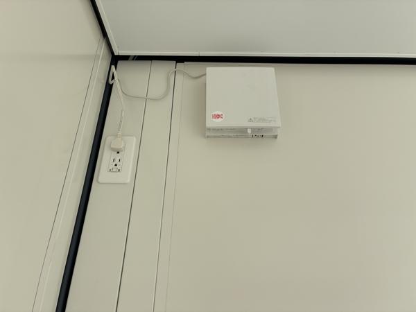 千葉県いすみ店/展示場の新棟ユニットハウス・プレハブ・コンテナハウス47MSL(3.02坪)の各設備の換気扇