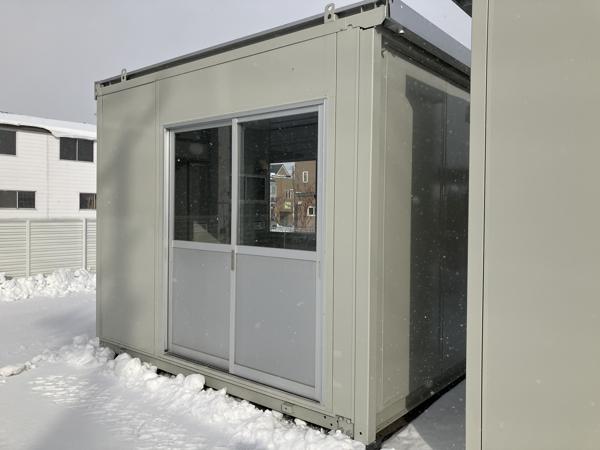北海道函館店/展示場の中古ユニットハウス・プレハブ・コンテナハウスCT-32J(2.16坪)の本体の外観