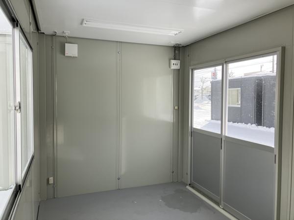 北海道函館店/展示場の中古ユニットハウス・プレハブ・コンテナハウスCT-41J(2.83坪)の本体の内観