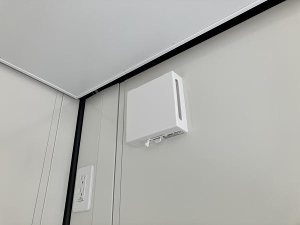 北海道函館店/展示場の新棟ユニットハウス・プレハブ・コンテナハウス47MSL(3.02坪)の各設備の給気口