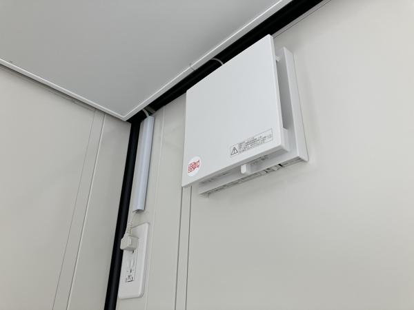 北海道函館店/展示場の新棟ユニットハウス・プレハブ・コンテナハウス47MSL(3.02坪)の各設備の換気扇