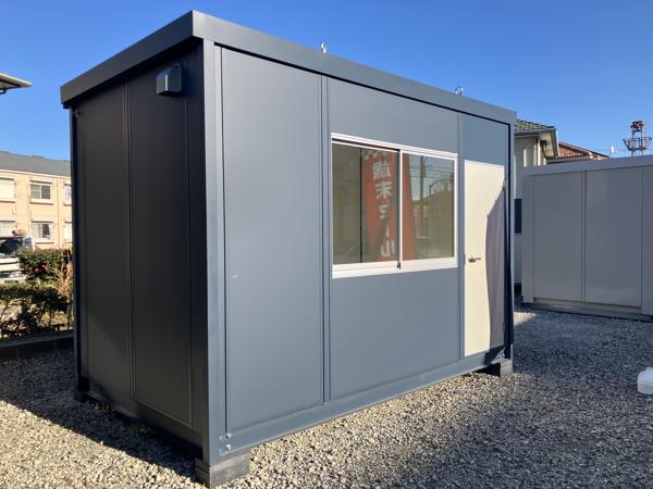 東京都町田店/展示場の新棟ユニットハウス・プレハブ・コンテナハウス38MSL(2.43坪)の本体の外観