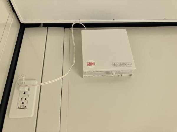 東京都町田店/展示場の新棟ユニットハウス・プレハブ・コンテナハウス38MSL(2.43坪)の各設備の換気扇